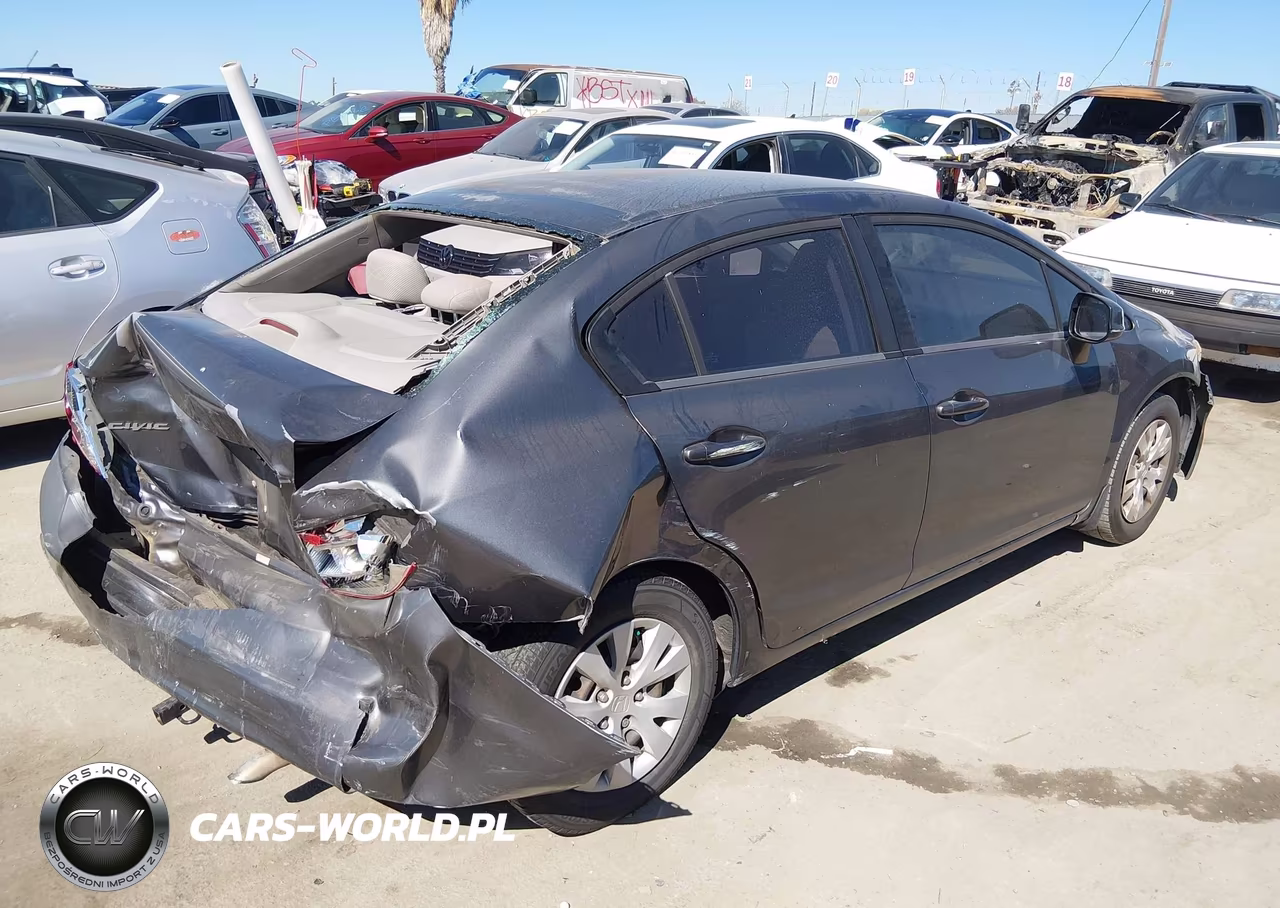 2012 Honda Civic Lx VIN:19XFB2F5XCE301986 - 4
