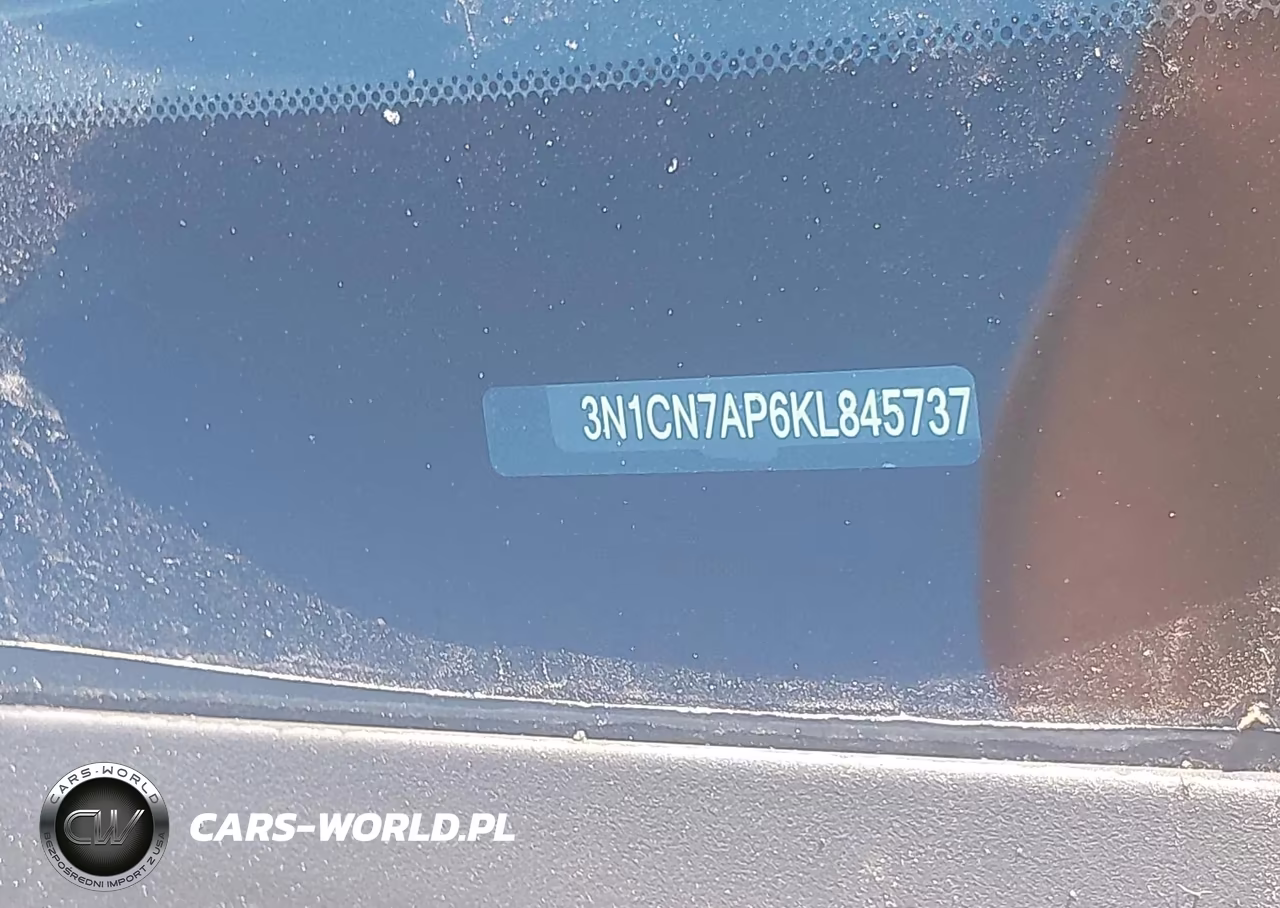2019 Nissan Versa 1.6 Sv VIN:3N1CN7AP6KL845737 - 9