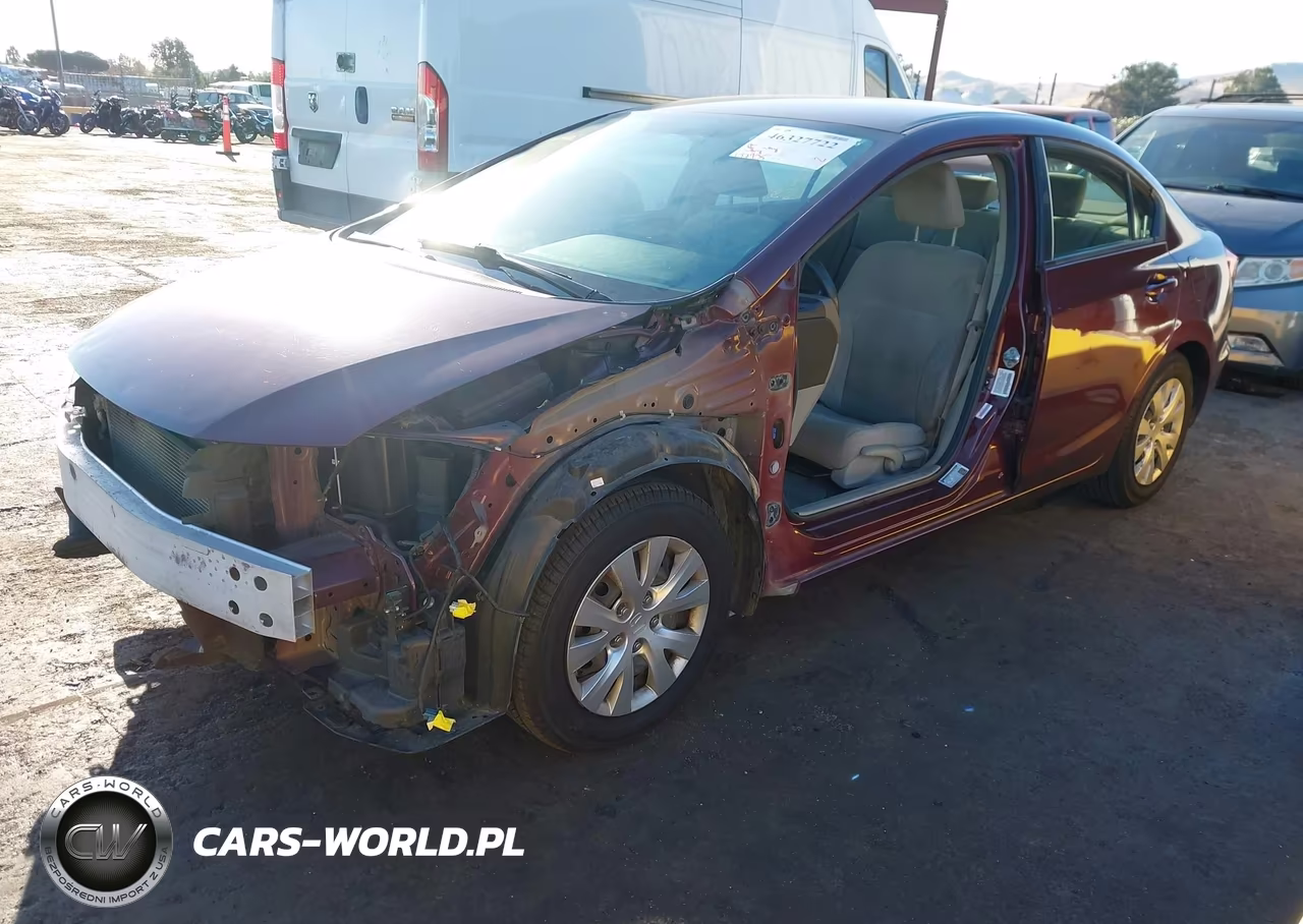 2012 Honda Civic Lx VIN:2HGFB2F52CH552118 - 2