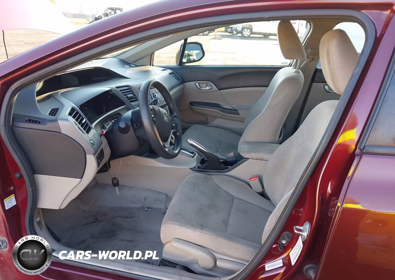 2012 Honda Civic Lx VIN:2HGFB2F52CH552118 - 5