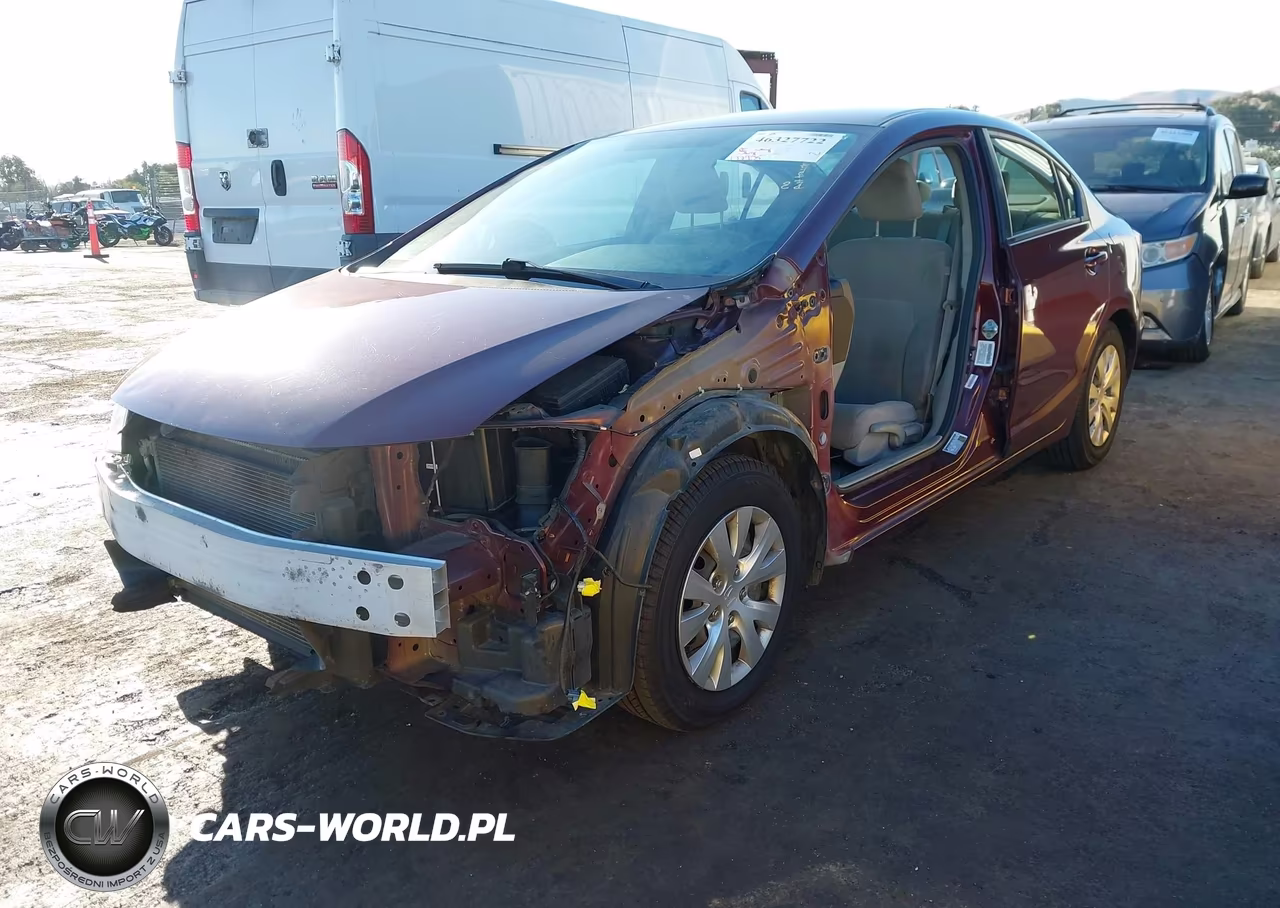 2012 Honda Civic Lx VIN:2HGFB2F52CH552118 - 6