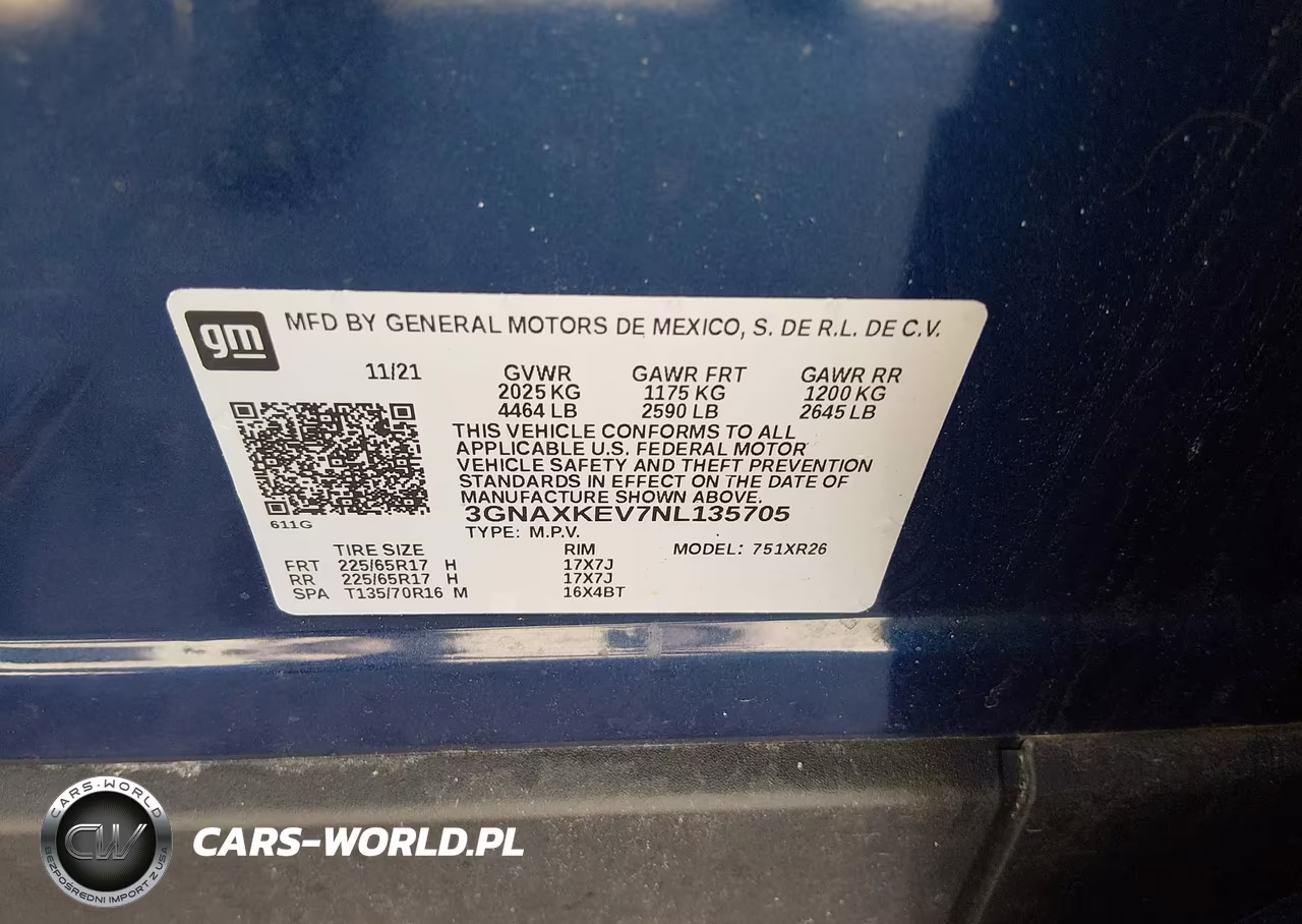 2022 Chevrolet Equinox Fwd Lt VIN:3GNAXKEV7NL135705 - 9