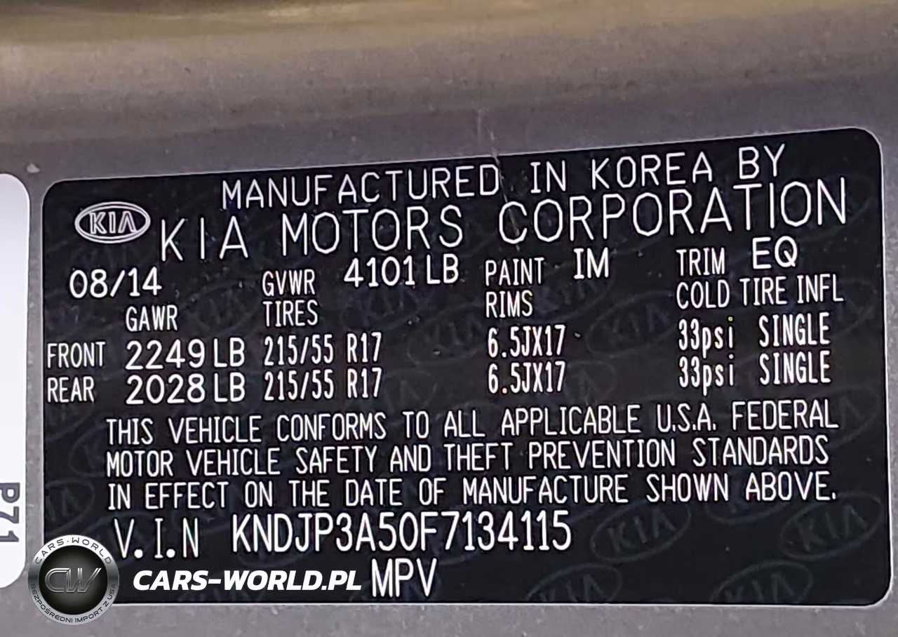 2015 Kia Soul + VIN:KNDJP3A50F7134115 - 9