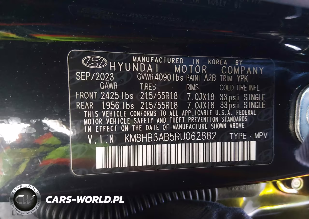 2024 Hyundai Kona Sel VIN:KM8HB3AB5RU062882 - 9