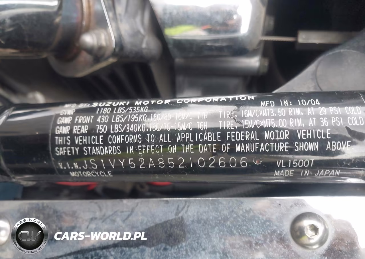 2005 Suzuki C90 VIN:JS1VY52A852102606 - 10