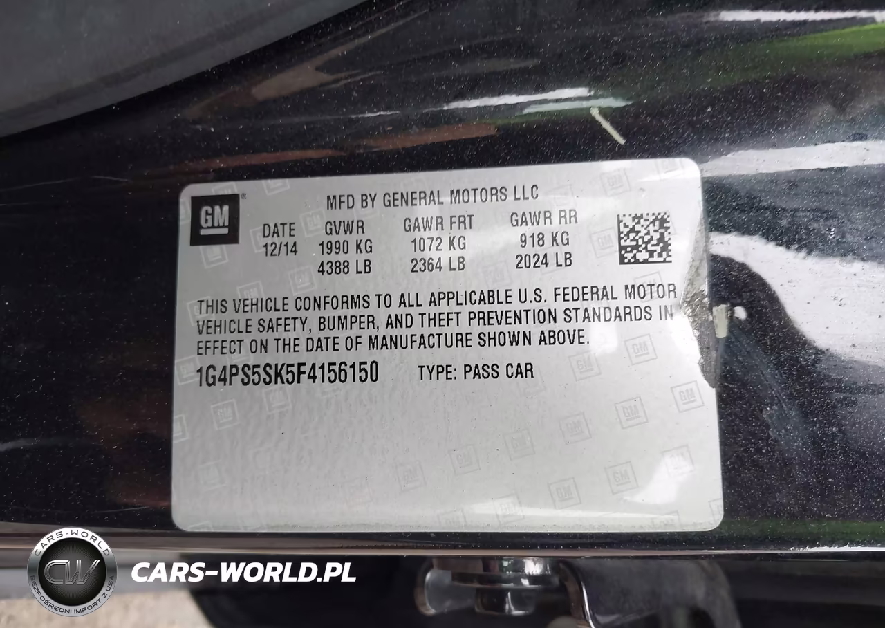 2015 Buick Verano VIN:1G4PS5SK5F4156150 - 9