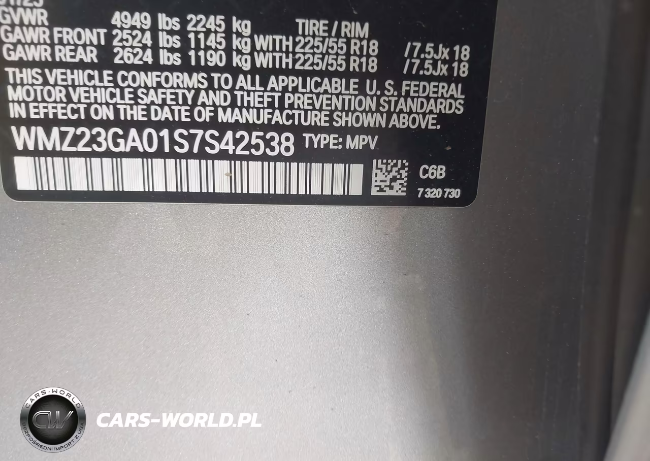 2025 Mini Countryman Cooper S VIN:WMZ23GA01S7S42538 - 9