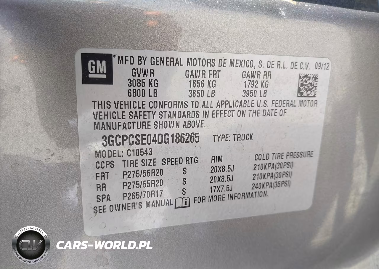 2013 Chevrolet Silverado 1500 Lt VIN:3GCPCSE04DG186265 - 9