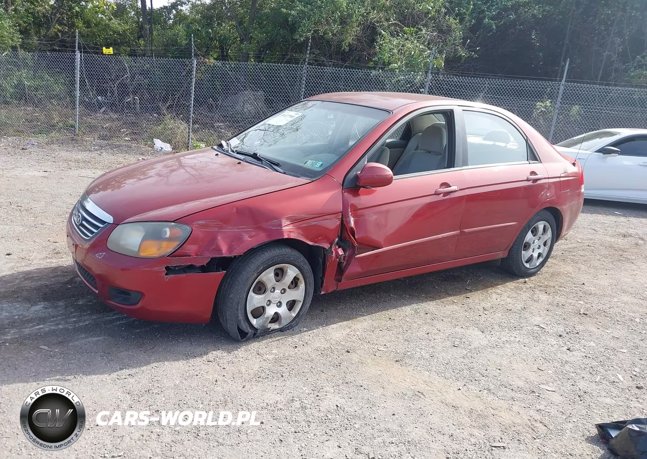 2009 Kia Spectra Ex VIN:KNAFE222095643449 - 2
