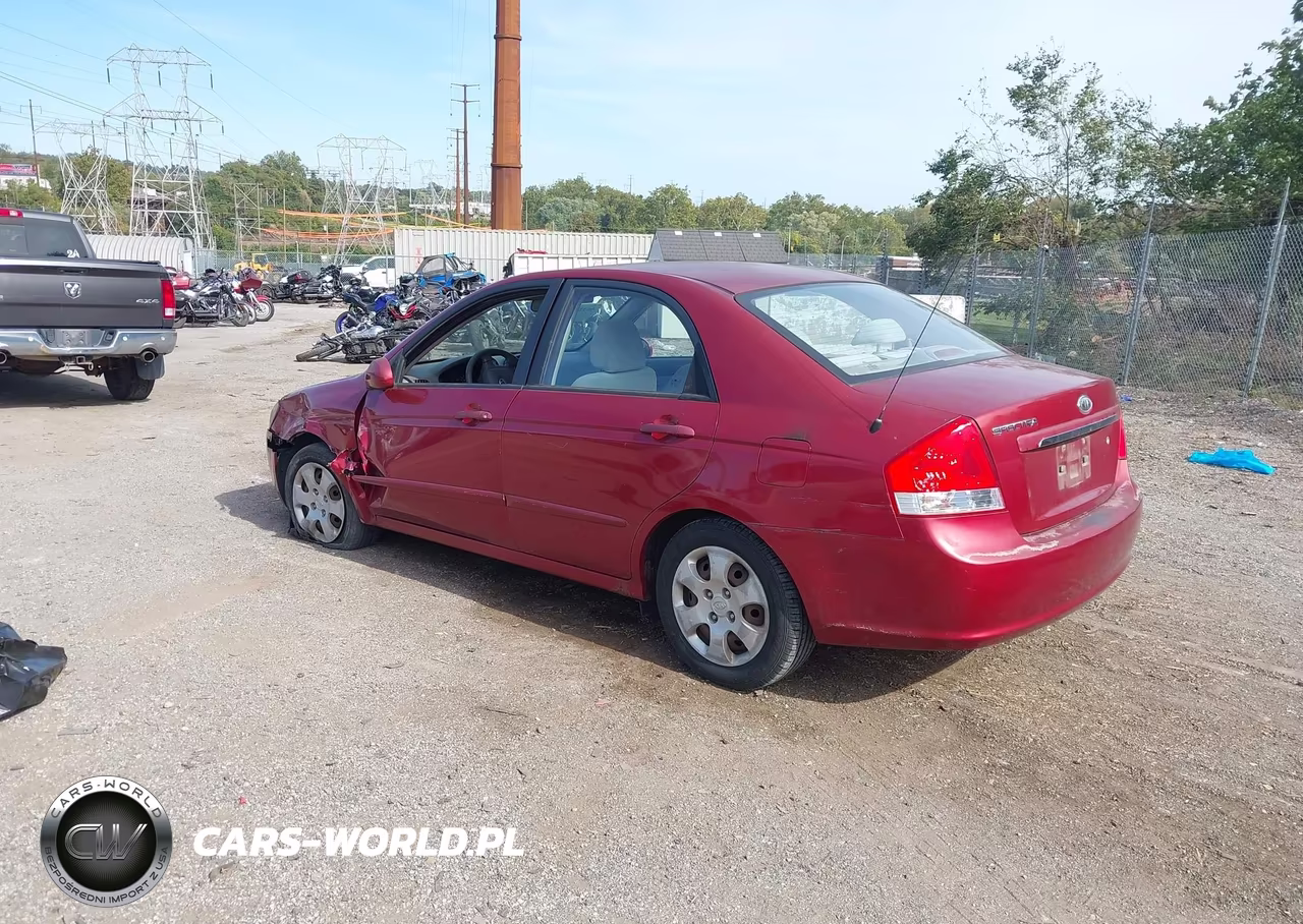 2009 Kia Spectra Ex VIN:KNAFE222095643449 - 3