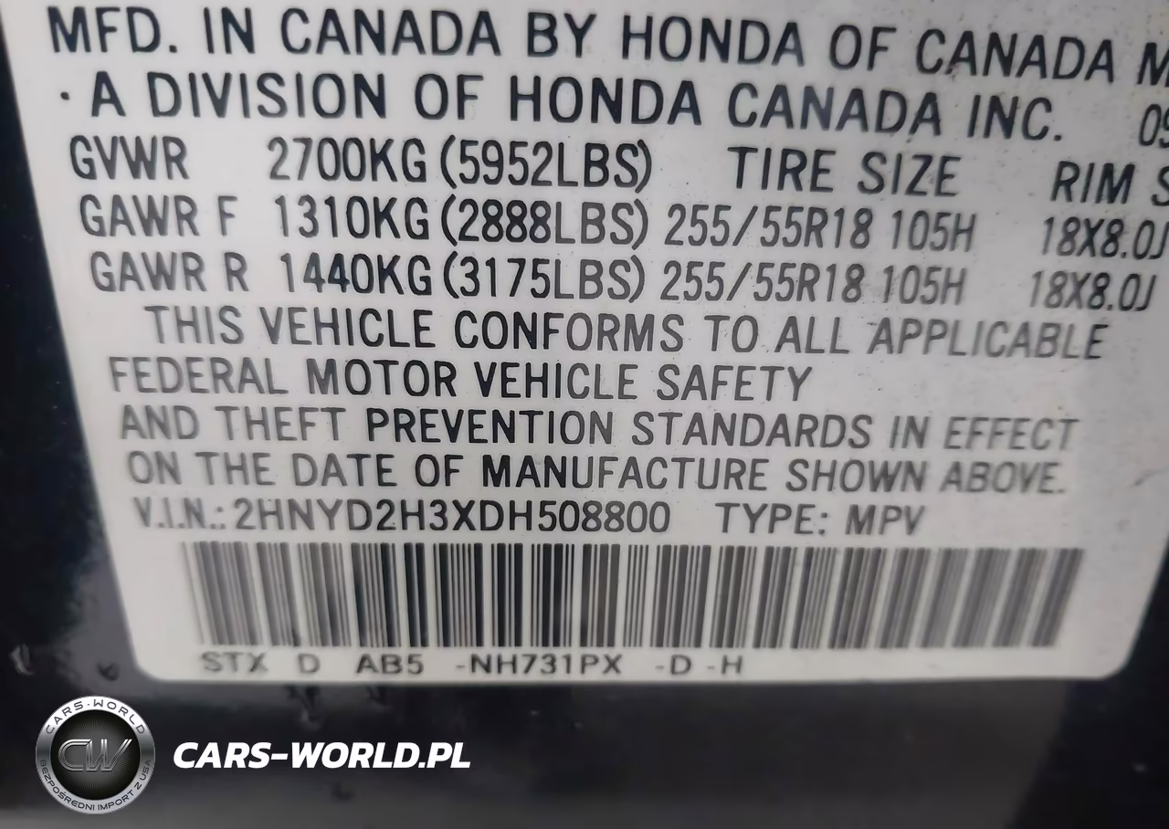 2013 Acura Mdx Technology Package VIN:2HNYD2H3XDH508800 - 9