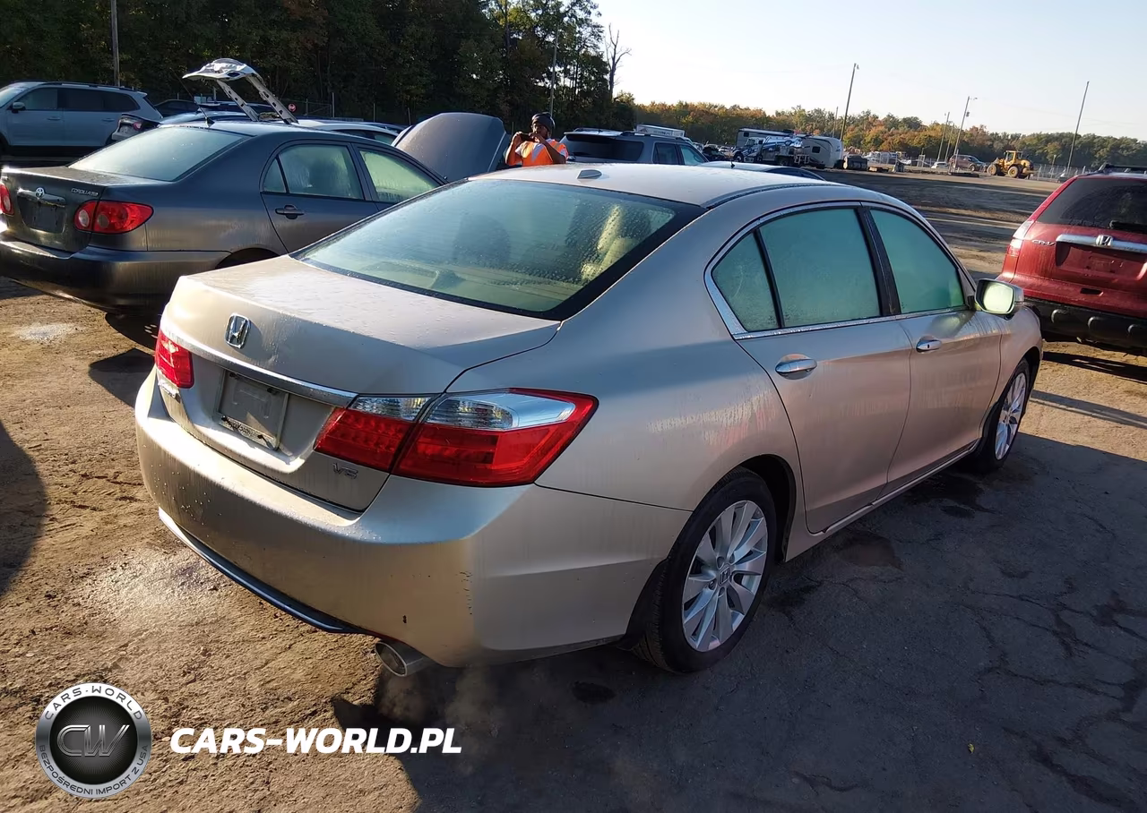 2014 Honda Accord Ex-L V-6 VIN:1HGCR3F83EA030520 - 4