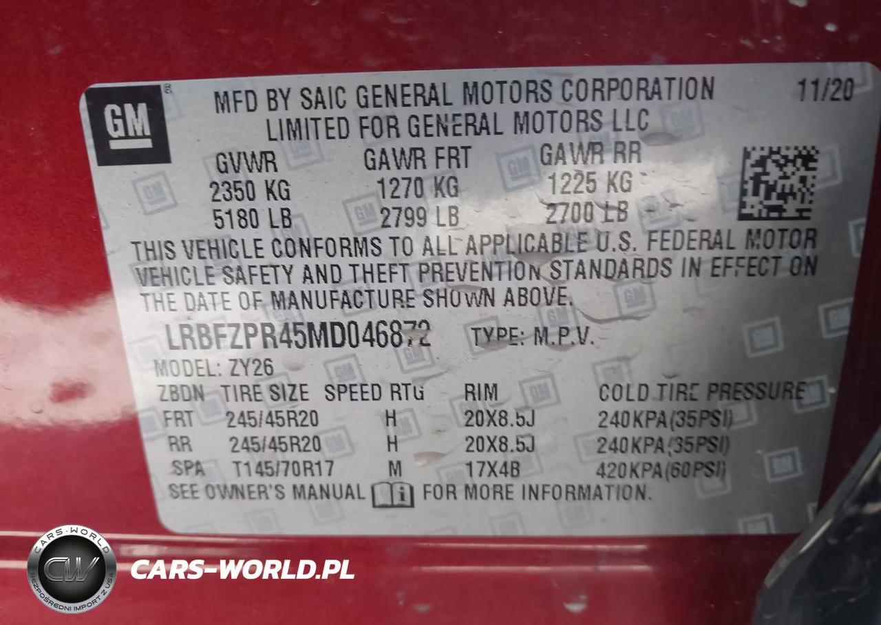 2021 Buick Envision Awd Essence VIN:LRBFZPR45MD046872 - 9