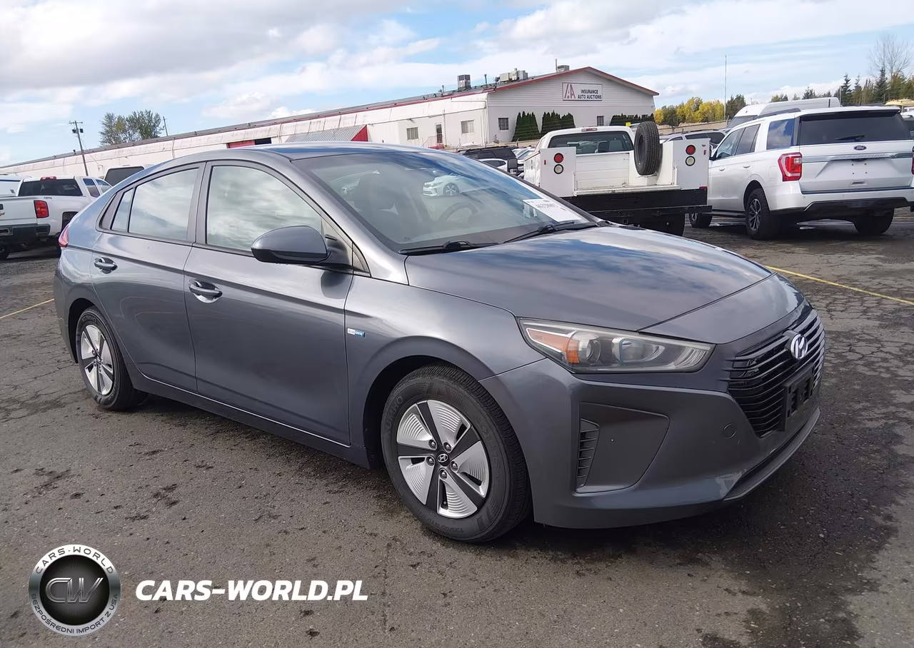 2018 Hyundai Ioniq Hybrid Blue VIN:KMHC65LC7JU100620 - 1