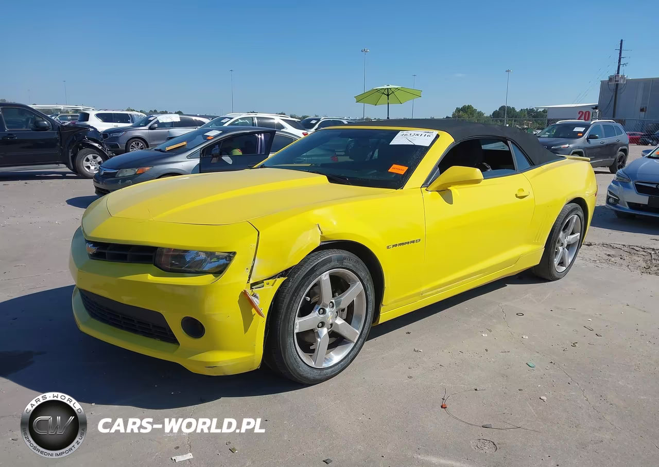 2014 Chevrolet Camaro Lt VIN:2G1FB3D33E9265902 - 2