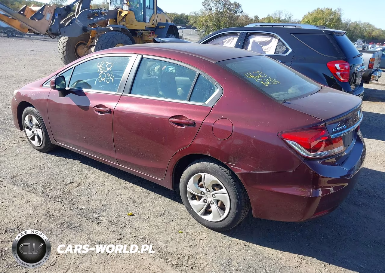 2013 Honda Civic Lx VIN:19XFB2E53DE068780 - 3