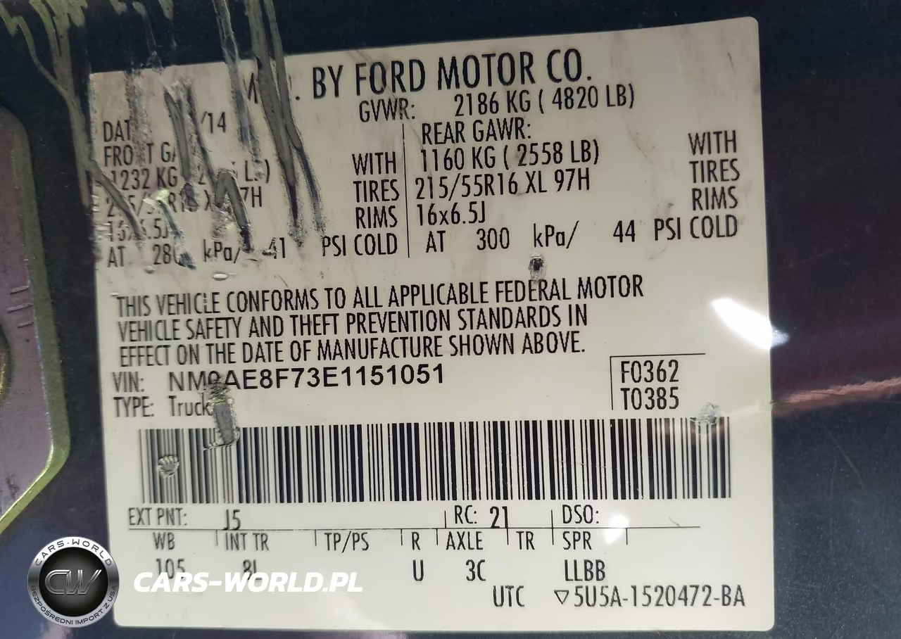 2014 Ford Transit Connect Xlt VIN:NM0AE8F73E1151051 - 9