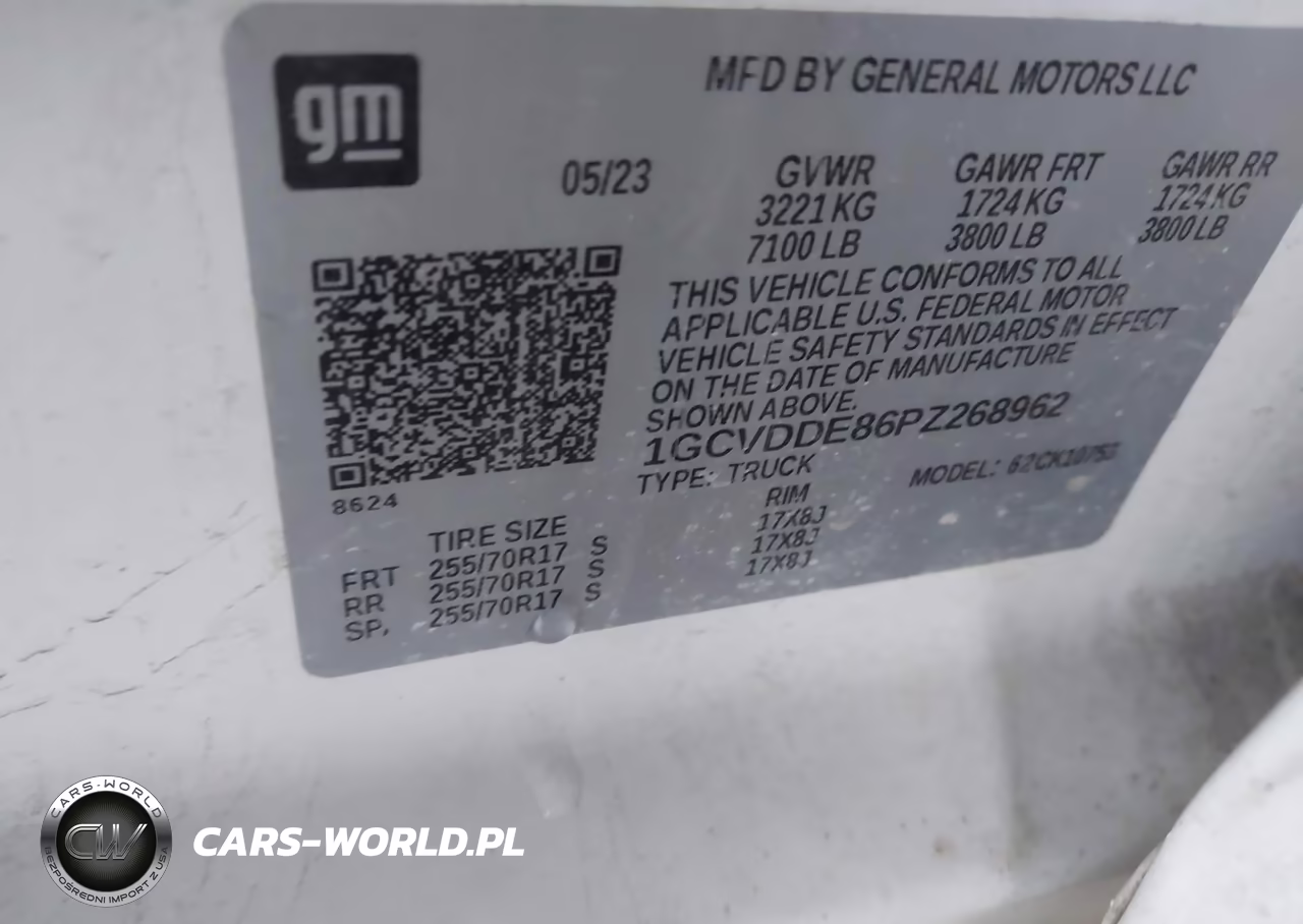 2023 Chevrolet Silverado 1500 4Wd Standard Bed Lt VIN:1GCVDDE86PZ268962 - 9