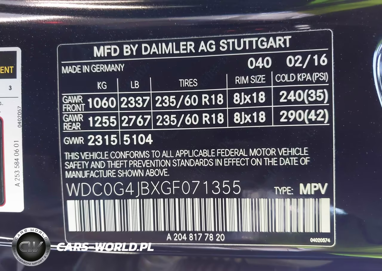 2016 Mercedes-Benz Glc 300 VIN:WDC0G4JBXGF071355 - 9