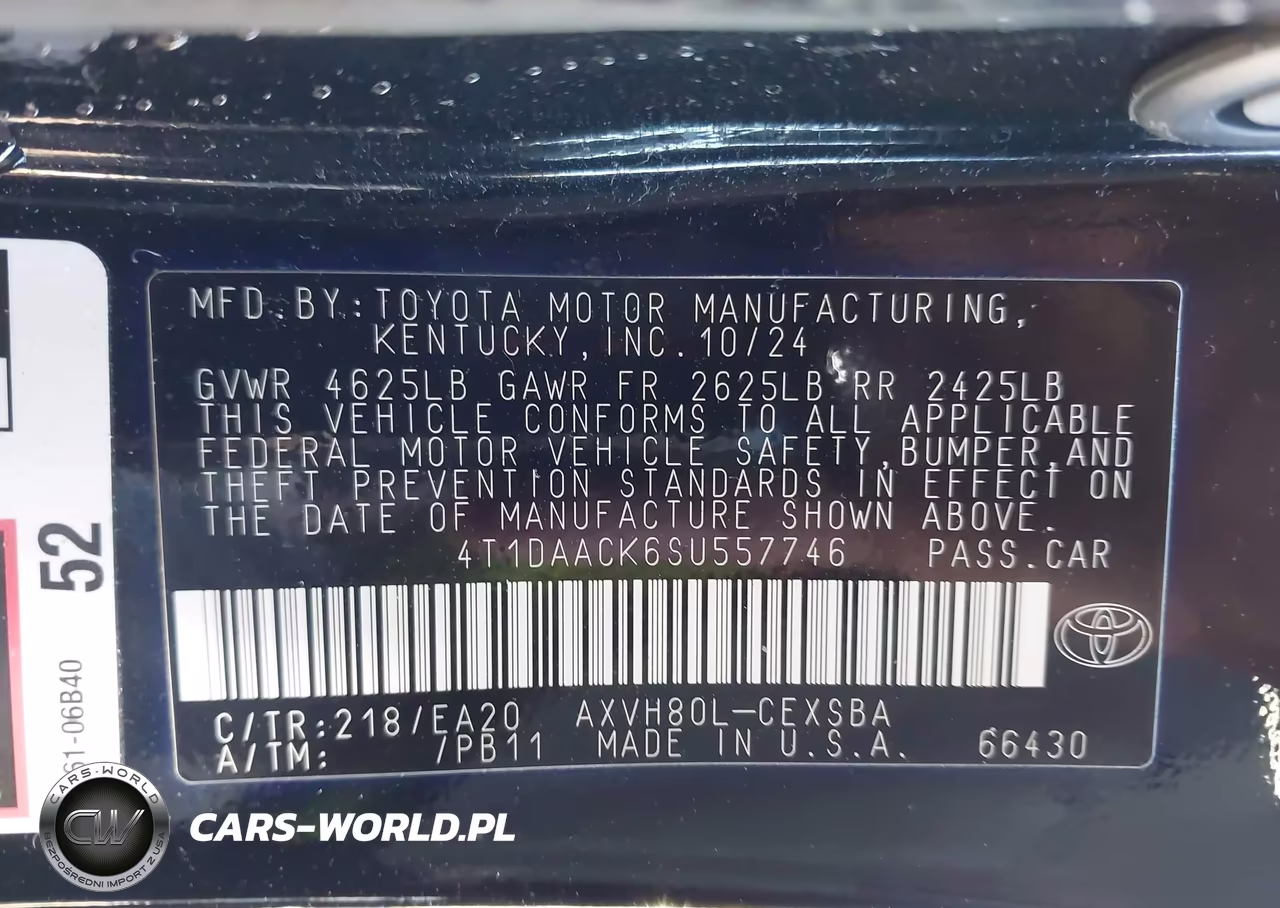 2025 Toyota Camry Se VIN:4T1DAACK6SU557746 - 9