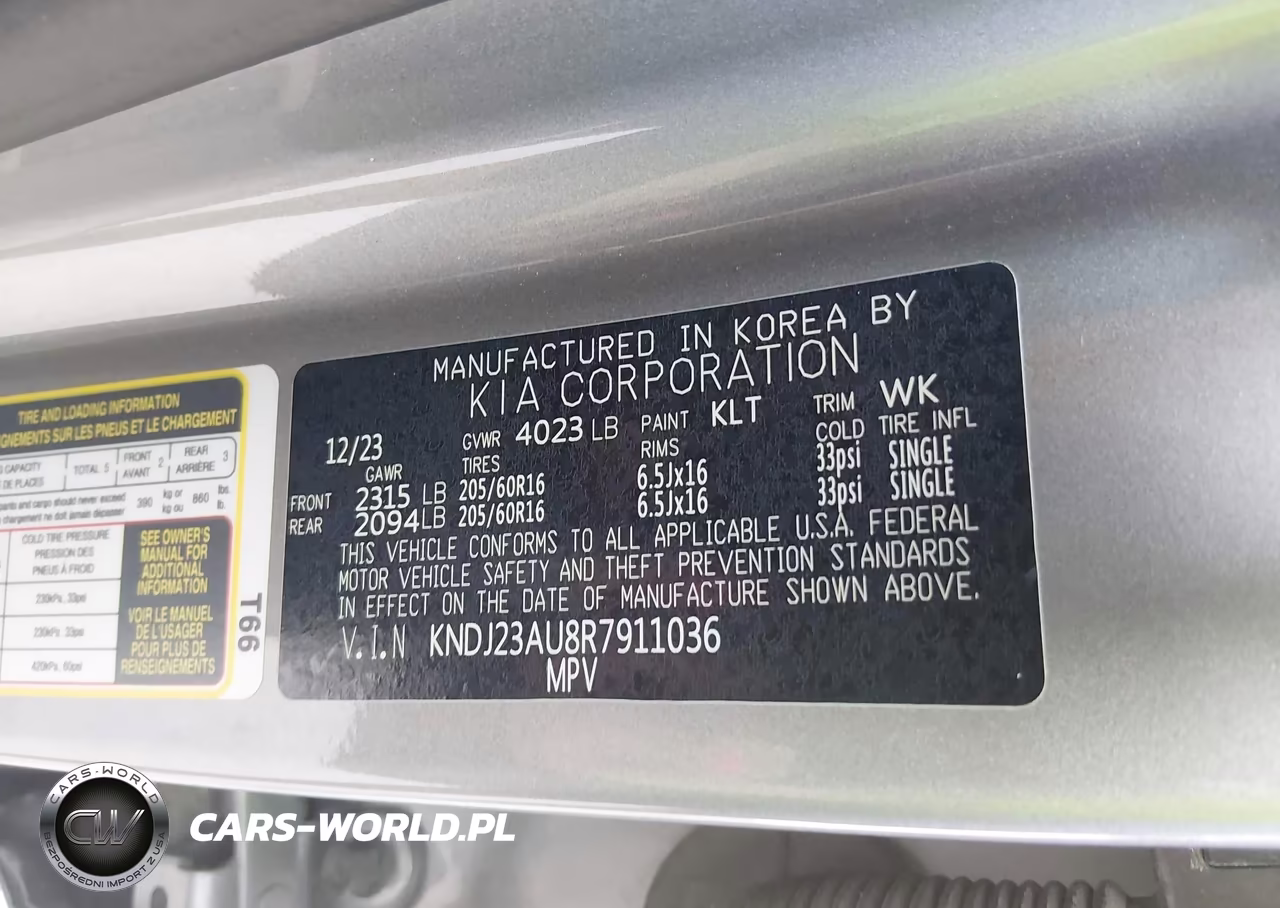 2024 Kia Soul Lx VIN:KNDJ23AU8R7911036 - 9