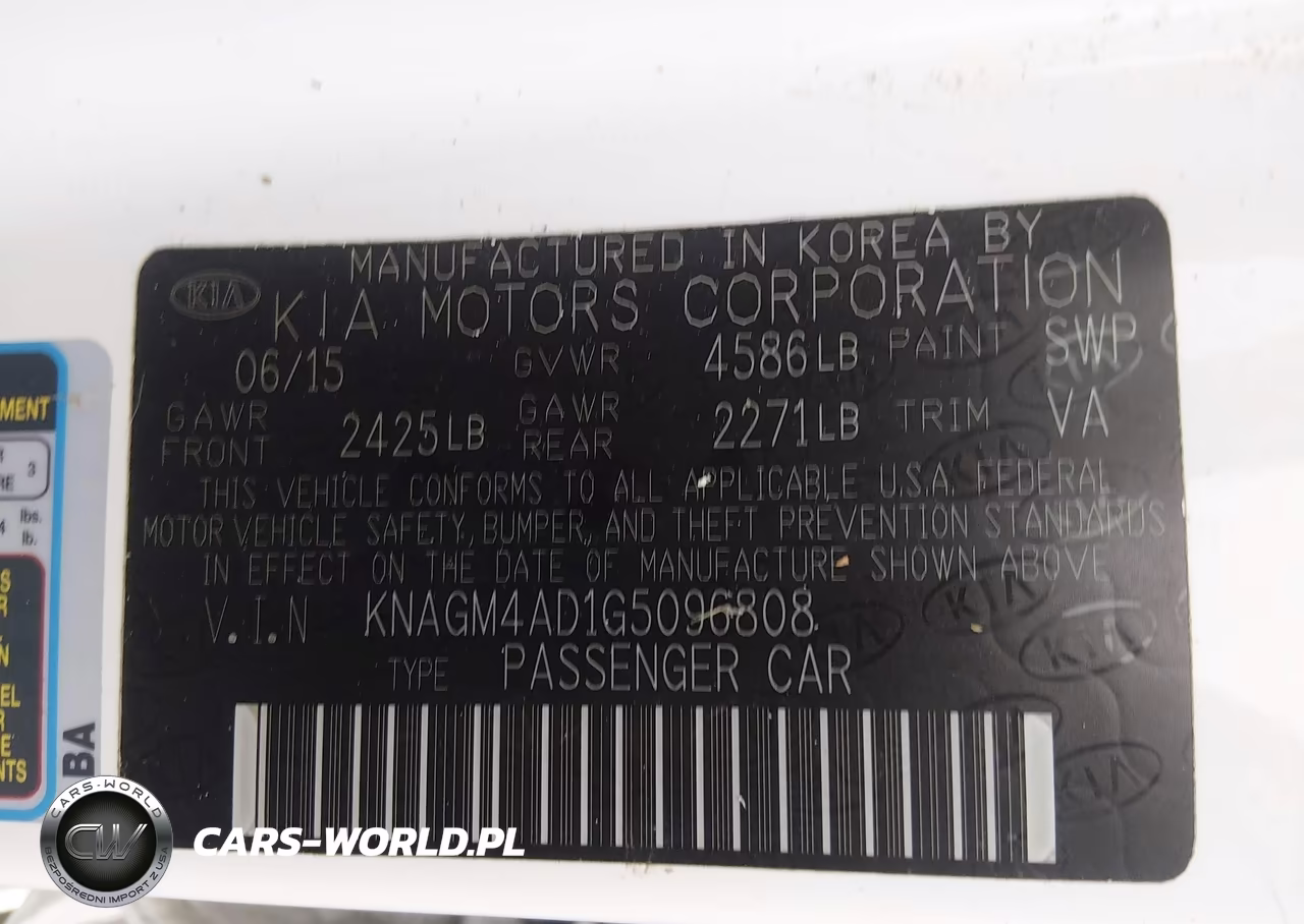 2016 Kia Optima Hybrid VIN:KNAGM4AD1G5096808 - 9