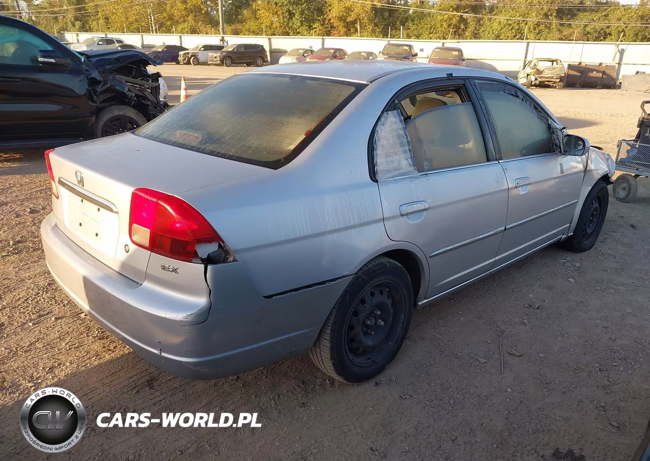 2002 Honda Civic Ex VIN:1HGES26762L048301 - 4