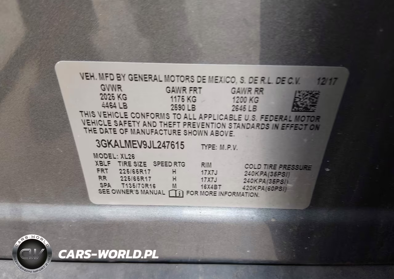 2018 GMC Terrain Sle VIN:3GKALMEV9JL247615 - 9
