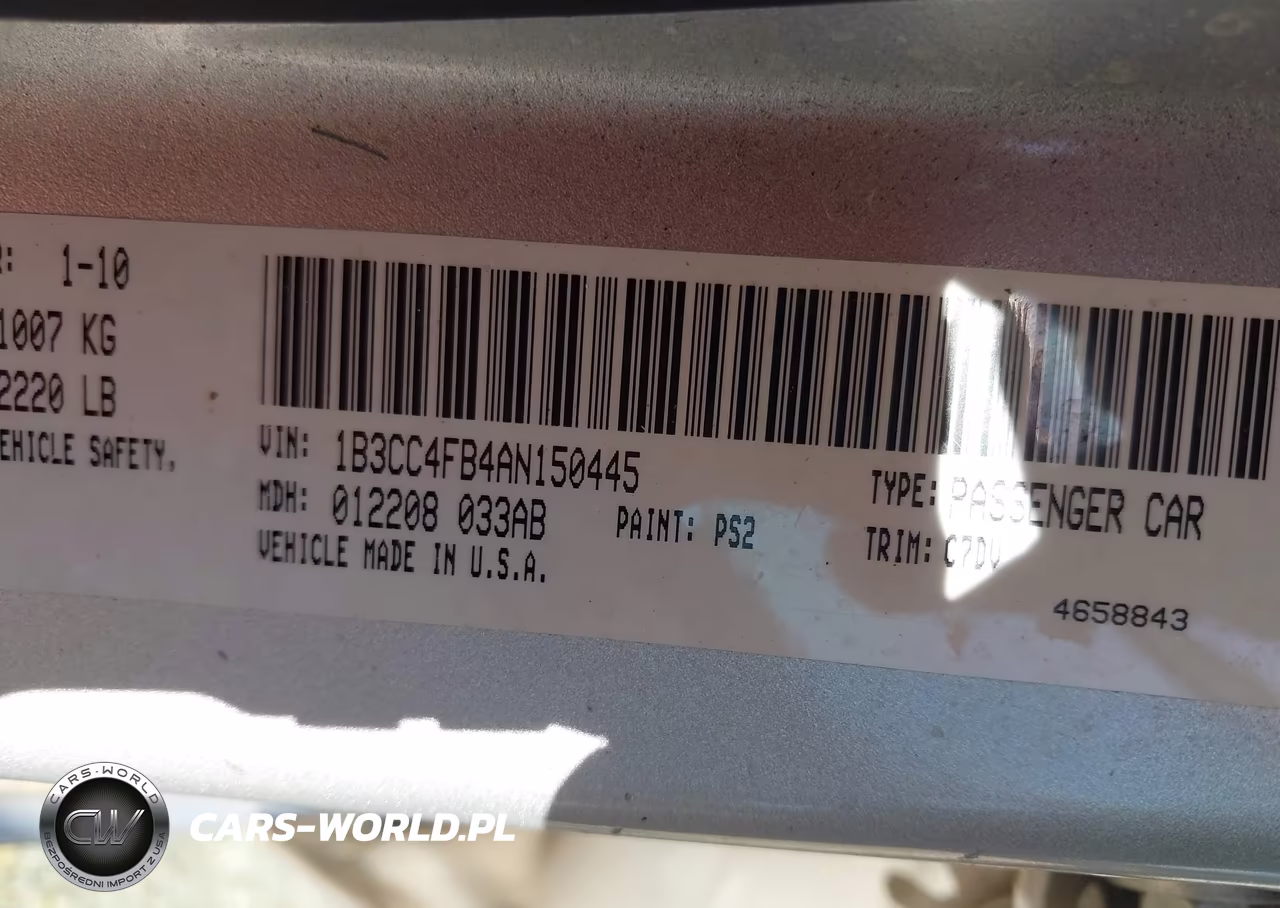 2010 Dodge Avenger Sxt VIN:1B3CC4FB4AN150445 - 9