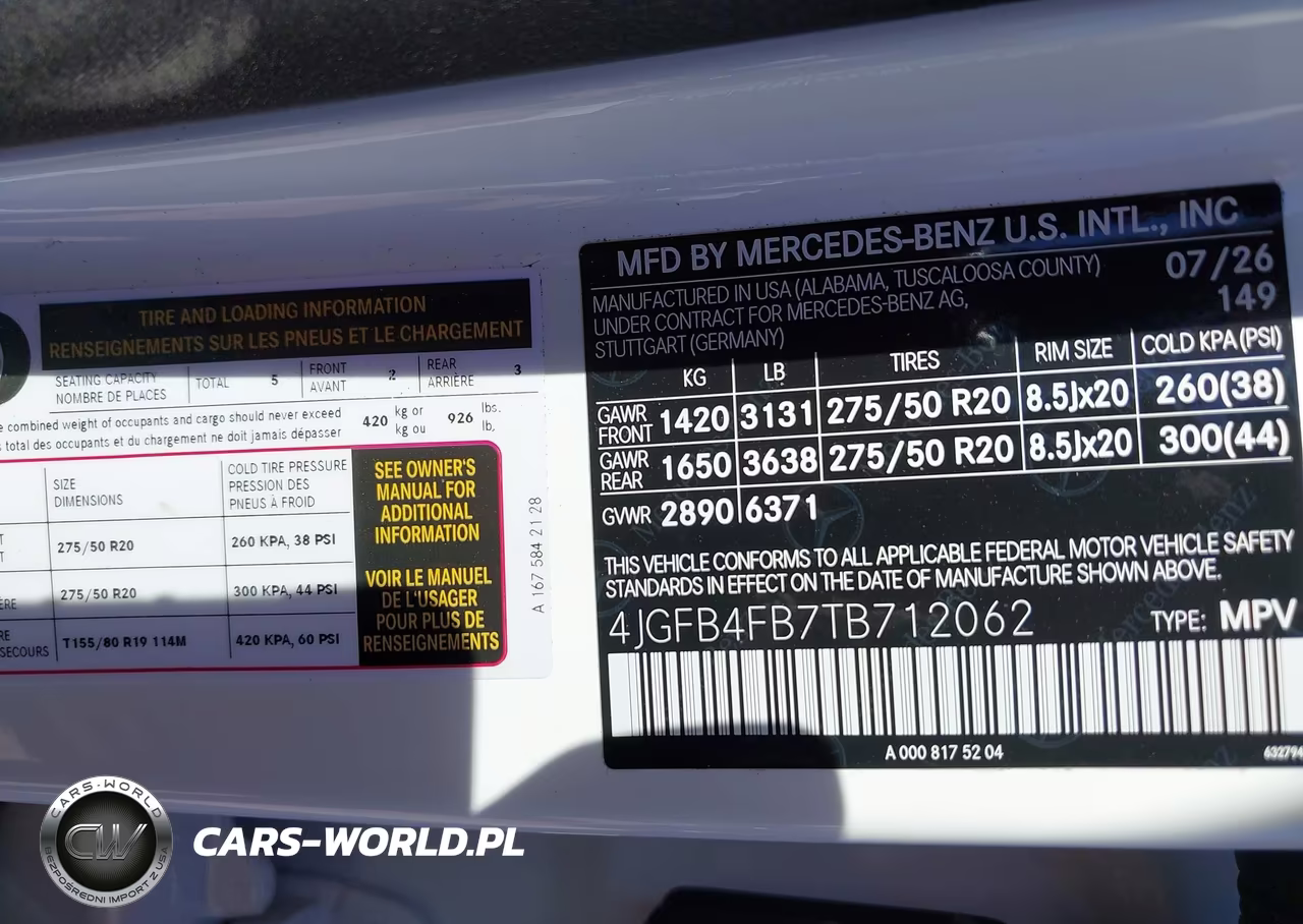 2026 Mercedes-Benz Gle 350 VIN:4JGFB4FB7TB712062 - 9