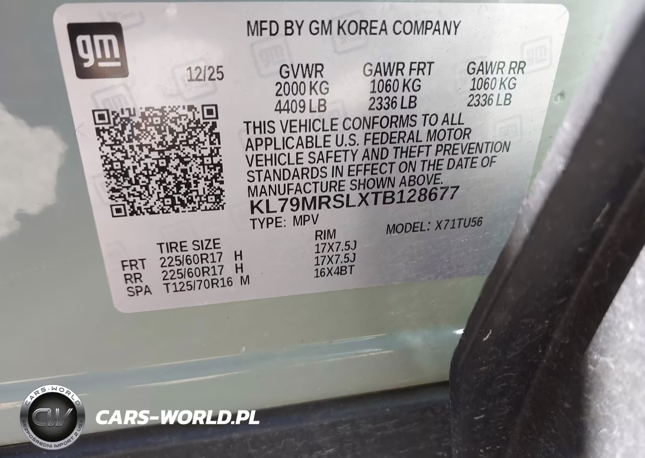2026 Chevrolet Trailblazer Awd Lt VIN:KL79MRSLXTB128677 - 9