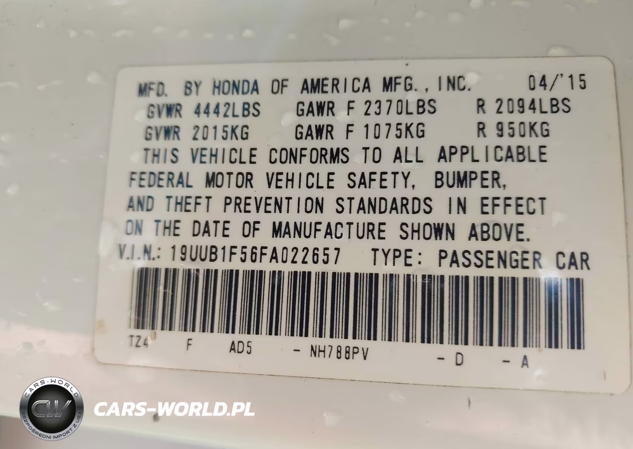 2015 Acura Tlx Tech VIN:19UUB1F56FA022657 - 9