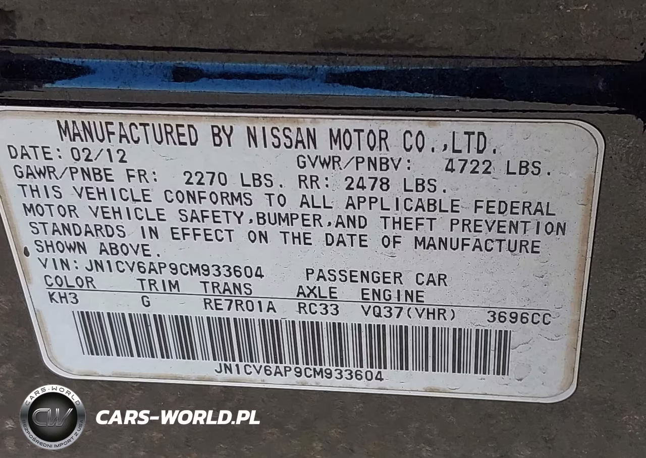 2012 Infiniti G37 Journey VIN:JN1CV6AP9CM933604 - 9