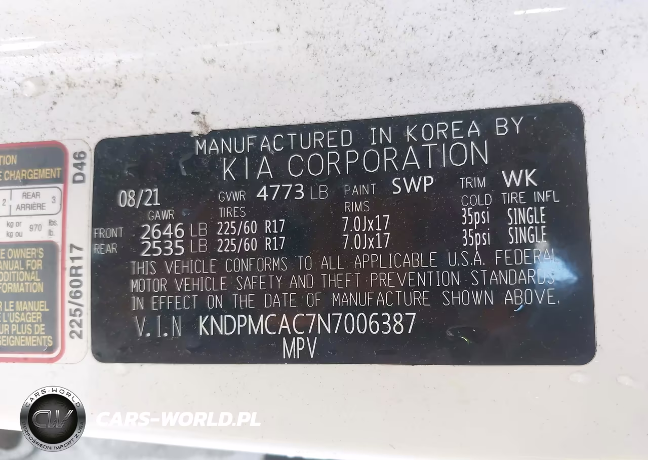 2022 Kia Sportage Lx VIN:KNDPMCAC7N7006387 - 9