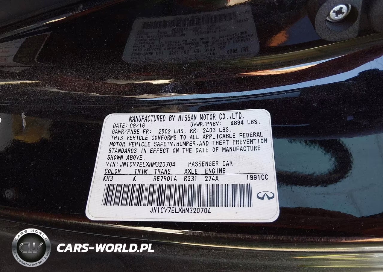 2017 Infiniti Q60 2.0T Premium VIN:JN1CV7ELXHM320704 - 9