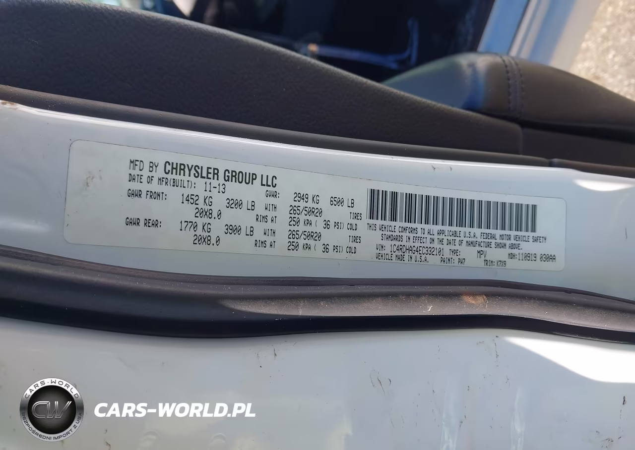 2014 Dodge Durango Sxt VIN:1C4RDHAG4EC332101 - 9