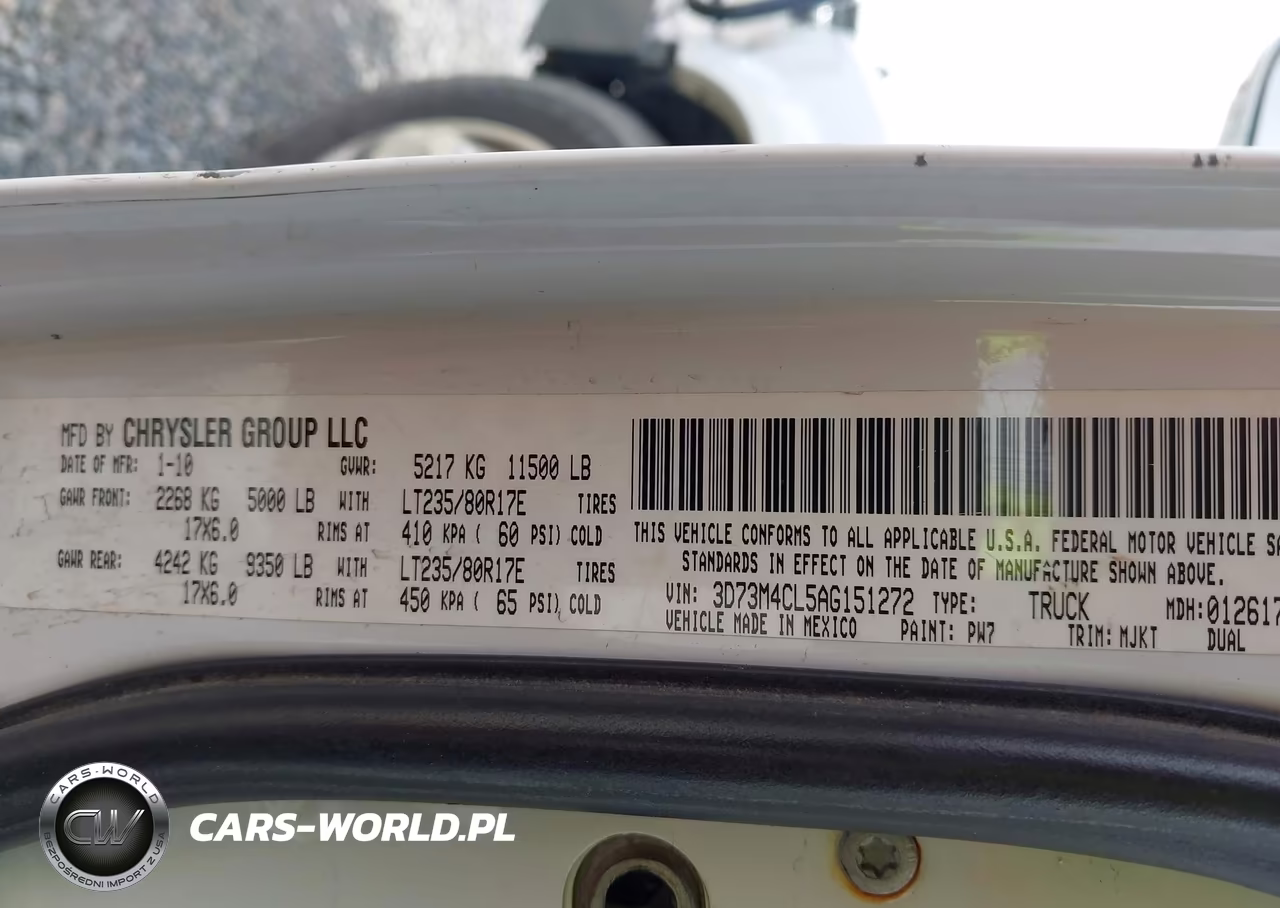 2010 Dodge Ram 3500 Slt VIN:3D73M4CL5AG151272 - 8