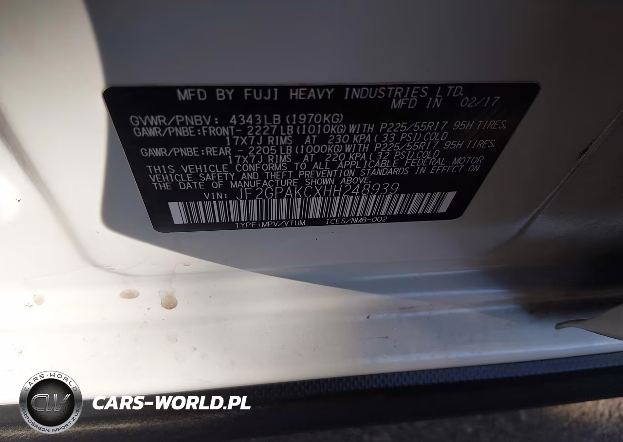 2017 Subaru Crosstrek Limited VIN:JF2GPAKCXHH248939 - 9