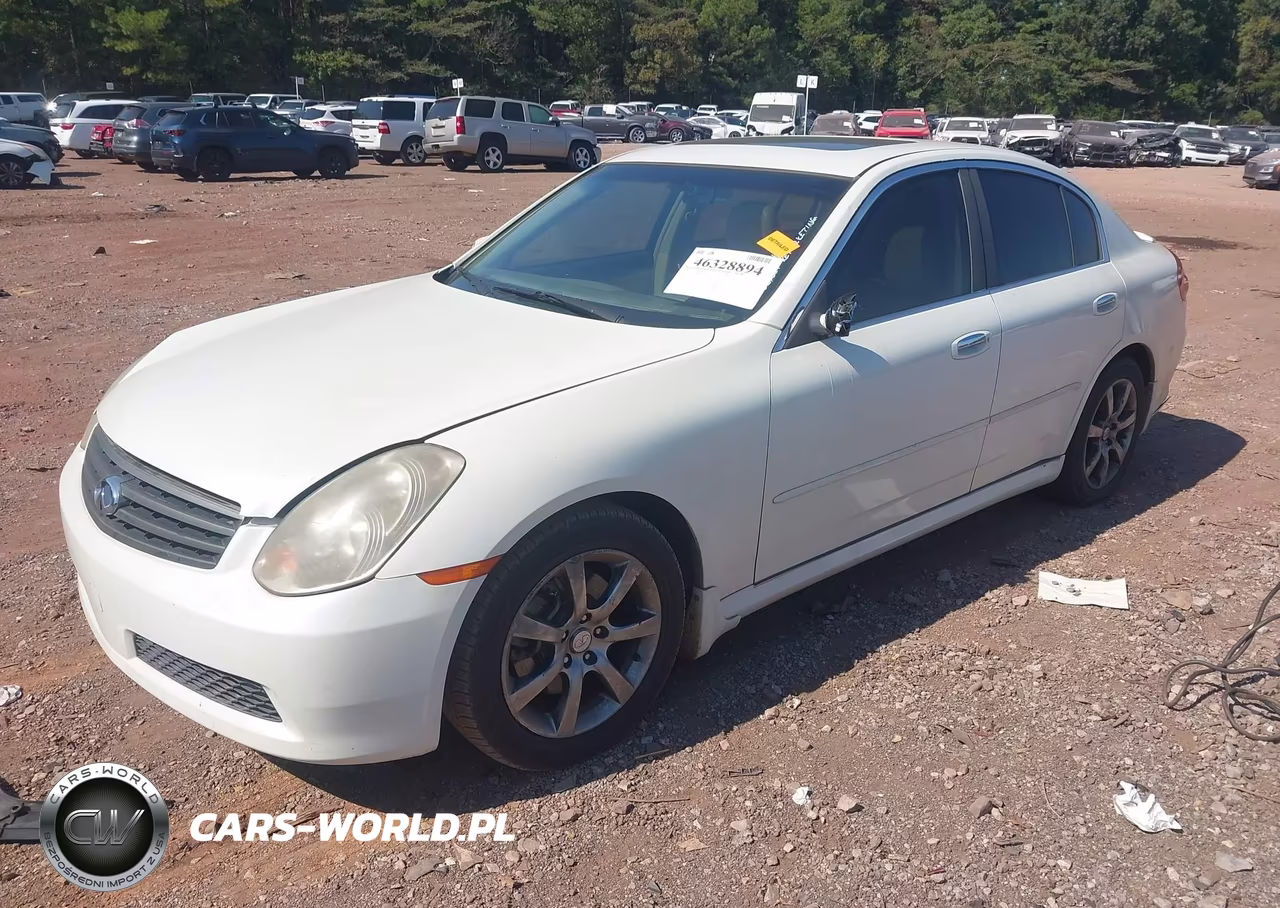 2006 Infiniti G35 VIN:JNKCV51E06M506174 - 2