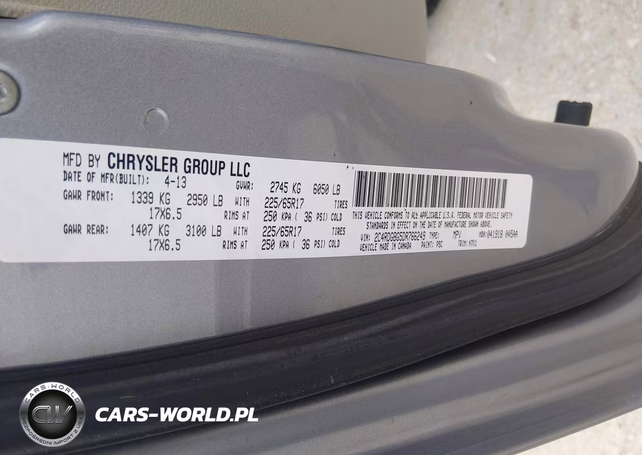 2013 Dodge Grand Caravan Se VIN:2C4RDGBG5DR766249 - 9
