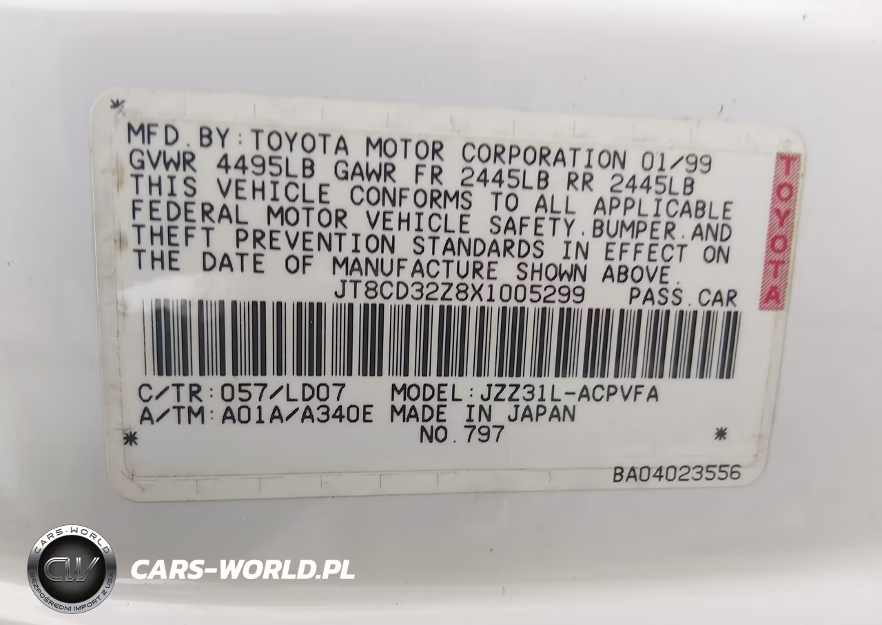 1999 Lexus Sc 300 VIN:JT8CD32Z8X1005299 - 9
