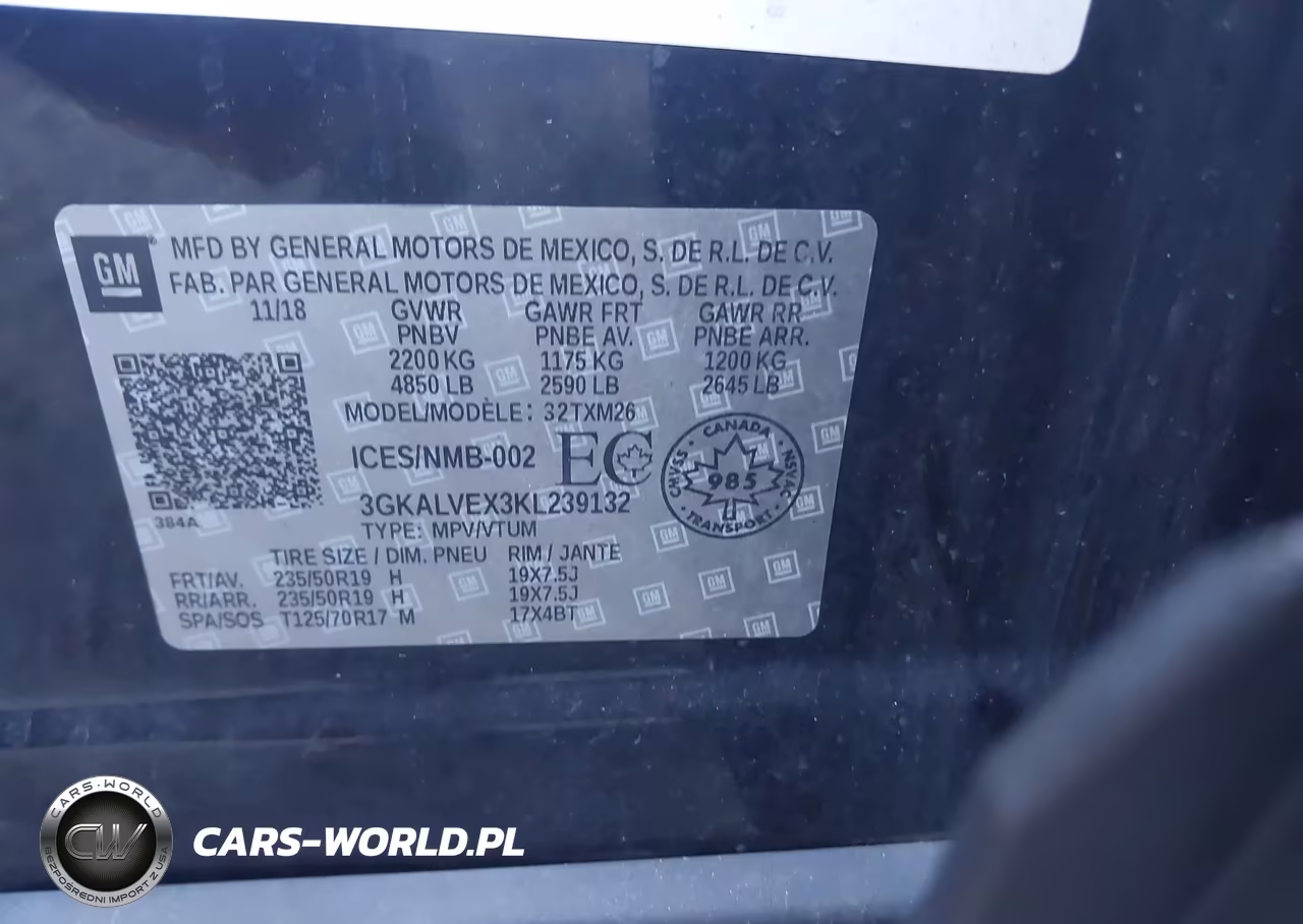 2019 GMC Terrain Slt VIN:3GKALVEX3KL239132 - 9