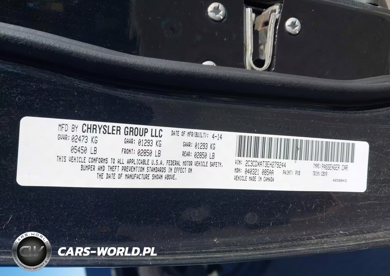 2014 Dodge Charger Police VIN:2C3CDXAT3EH279244 - 9