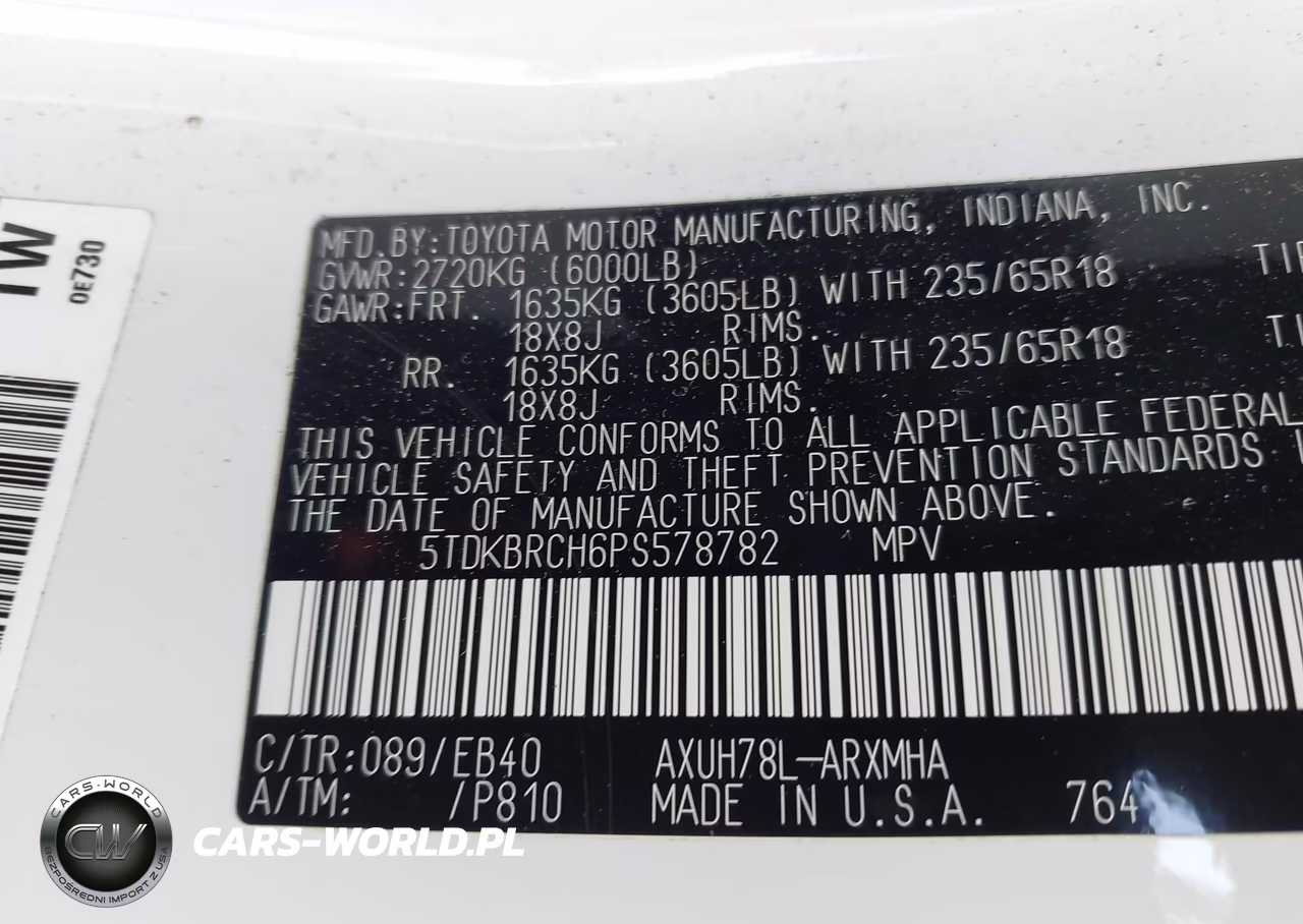 2023 Toyota Highlander Hybrid Xle-Hybrid Bronze Edition VIN:5TDKBRCH6PS578782 - 9