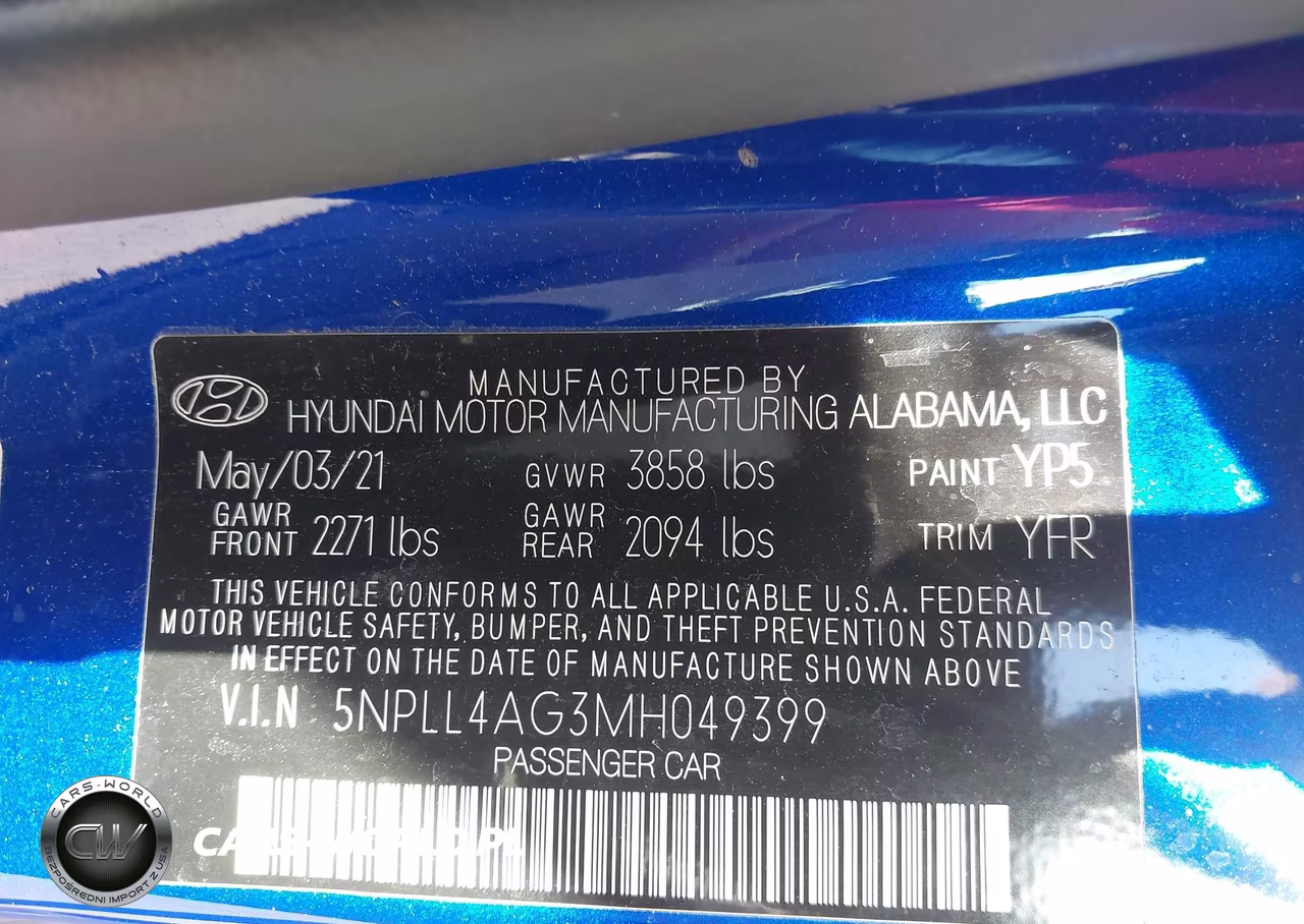 2021 Hyundai Elantra Se VIN:5NPLL4AG3MH049399 - 9