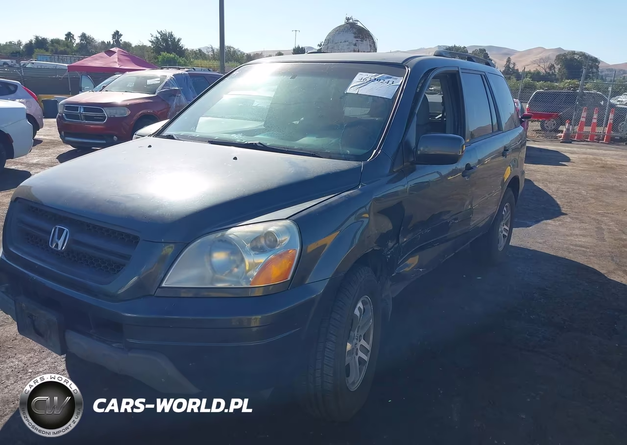 2004 Honda Pilot Ex-L VIN:2HKYF18524H500404 - 2