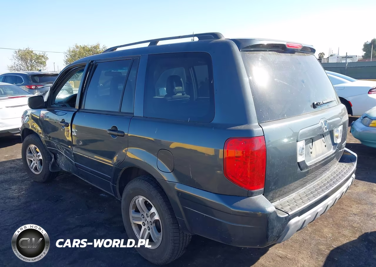 2004 Honda Pilot Ex-L VIN:2HKYF18524H500404 - 3