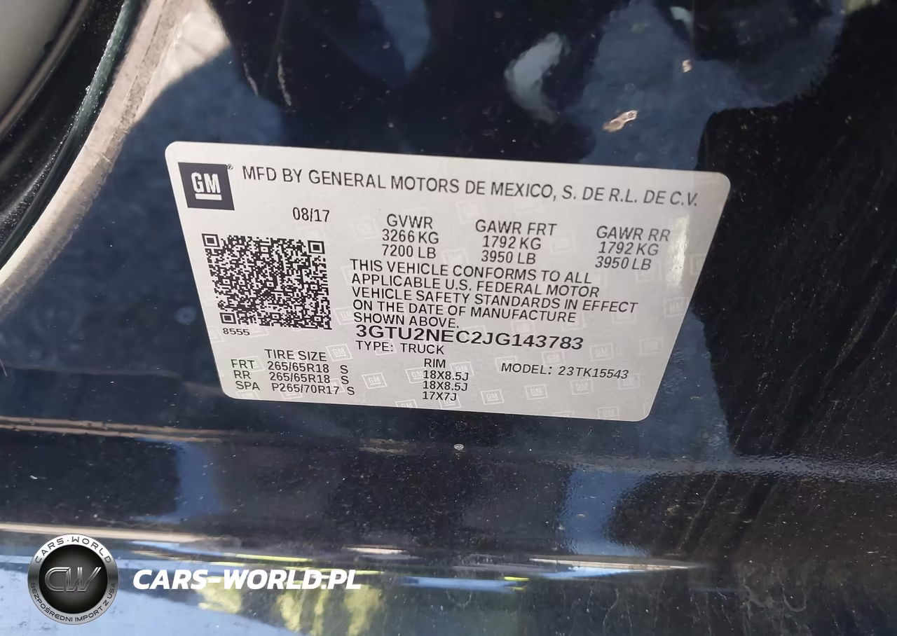 2018 GMC Sierra 1500 Slt VIN:3GTU2NEC2JG143783 - 9