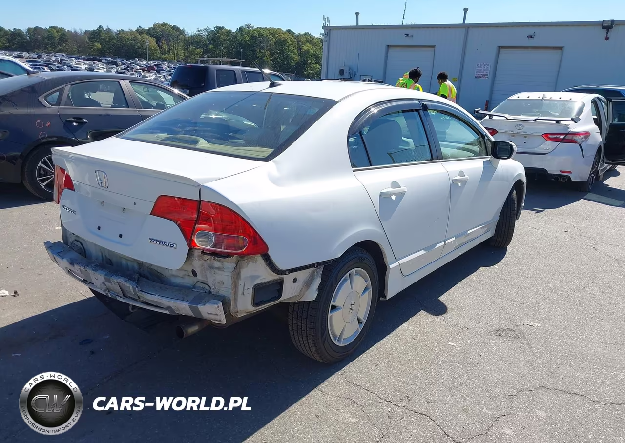 2007 Honda Civic Hybrid VIN:JHMFA36247S000792 - 4
