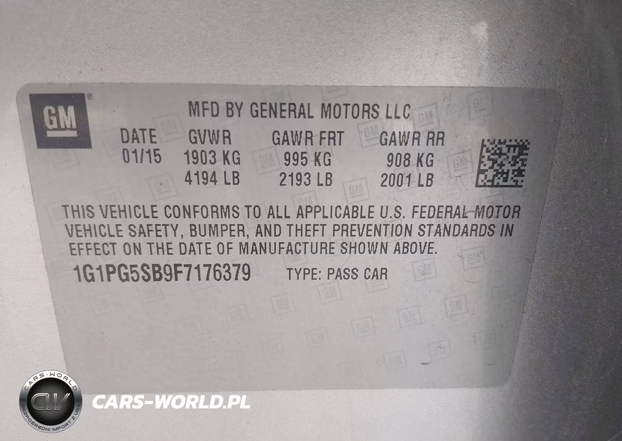 2015 Chevrolet Cruze Ltz VIN:1G1PG5SB9F7176379 - 9